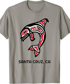 Native American Cruz Santa California Orca Killer Whale T-Shirt